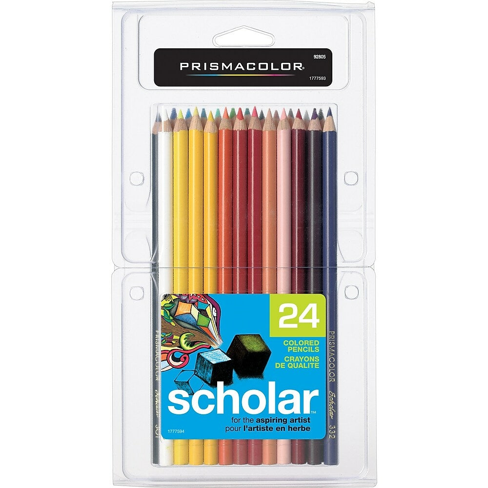 Prismacolor Crayons de couleur Scholar - paquet de 24