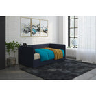 Lit de jour Urban avec espace de rangement, Linge bleu-7