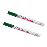JAM Paper Marqueurs de Peinture Opaque à Traits Fins, Vert Pine, 2 / paquet (7665904a)-Couleur :  Vert pine