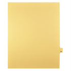 Markmaker - Intercalaires imprimes Legal, Chamois, 1/25th coupe, format lettre, sans trous, 25 tabs/PQT, 5 PQT/Boite, Numero 94-Intercalaires imprimes Legal