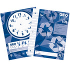 Geo - Cahier de notes recyclable et recyclé à 100 % - 40 pages-Écologique