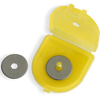 OLFA Lame rotative d'acier inoxydable d'outils de 18mm - 4mcx-Parfait pour la coupe complexe et détaillée