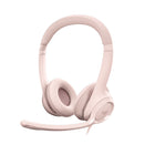 Logitech H390 Casque Stéréo Filaire pour PC/Ordinateur Portable avec Microphone Antibruit -  Rose-Son stéréo numérique : Les haut-parleurs affinés offrent un son numérique amélioré pour la musique, les appels, les réunions et plus encore