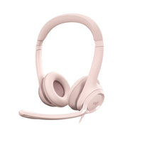 Logitech H390 Casque Stéréo Filaire pour PC/Ordinateur Portable avec Microphone Antibruit -  Rose-Son stéréo numérique : Les haut-parleurs affinés offrent un son numérique amélioré pour la musique, les appels, les réunions et plus encore