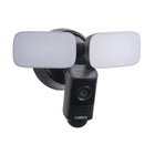 Lorex - Projecteur avec caméra de sécurité filaire 2K de Lorex – noir-Parlez à vos invités grâce au microphone et au haut-parleur intégrés à communication bidirectionnelle