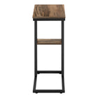 Monarch Specialties - 3673 Table D'Appoint - 25 po H/Faux Bois Brun/Metal Noir-Garantie : 1 an limite pour les pieces