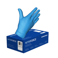 Forcefield - Gants médicaux Nitrile sans poudre - Moyen - paquet de 100-Qualité médicale