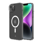 AXS - ULTRA CLEAR etui Compatible avec MagSafe teste contre les chutes pour Apple iPhone 14 Plus, Transparent-Compatible MagSafe