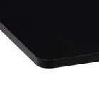 CorLiving - Table carrée DAW-600-T à hauteur ajustable, dessus pivotant, noir-Composée de MDF