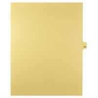 Markmaker - Intercalaires imprimes Legal, Chamois, 1/25th coupe, format lettre, sans trous, 25 tabs/PQT, 5 PQT/Boite, Numero 187-Intercalaires imprimes Legal