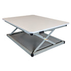 Uncaged Ergonomics - Support de bureau assis-debout Mini Changedesk - Blanc-Le panneau supérieur de 27,5 x 19,5 po 