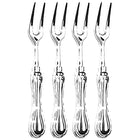 Elegance – Ensemble de 4 fourchettes avec bordure plaquée argent-L’ensemble de fourchettes avec bordure plaquée argent d’Elegance est le summum en matière d’élégance pour toutes les occasions.