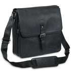 Mancini - Sac messager pour ordinateur portable/tablette de 12 po avec poche anti-RFID - noir-Portatif/Tablette