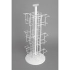 Eddies Hang-Up Display Ltd. Support tournant de 12 poches pour cartes - Blanc - combinaison de 12 poches-Support de littérature