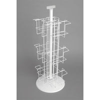 Eddies Hang-Up Display Ltd. Support tournant de 12 poches pour cartes - Blanc - combinaison de 12 poches-Support de littérature