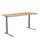 DecentLiving - Bureau assis/debout - 72 L  x 30 W po - érable massif-Bureau en noyer/érable dur de qualité supérieure