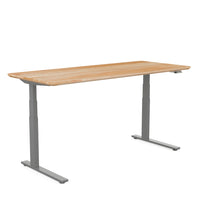 DecentLiving - Bureau assis/debout - 72 L  x 30 W po - érable massif-Bureau en noyer/érable dur de qualité supérieure