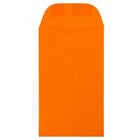 JAM Paper Enveloppes Colourées #3 Coin Commerciales - 2,5" x 4,25" - Orange recyclées - Paquet de 50-Taille : Pièce #3 (2,5 x 4,25 pouces)