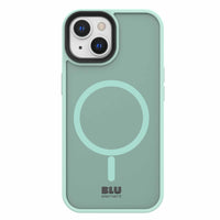 Blu Element - Coque Chromatic Cloud avec MagSafe pour iPhone 16e/15/14/13 - Vert clair-Compatibilité Magsafe