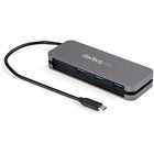 StarTech - Concentrateur 4 ports USB-A et USB-C - Câble de 11,2 po-Hub usb-c 4 ports : ajoutez 3 ports usb-a et 1 port usb-c à un ordinateur portable ou fixe usb-c avec ce hub adaptateur 5 gb/s superspeed usb 3.2/3.1 gen 1, compatible avec les périphériques usb 3.0/2.0