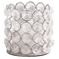 Elegance – Porte-bougie rond étincelant (72876)-Porte-bougie