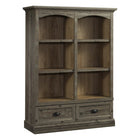 Sauder - 435754 La Collection Sonnet Springs Bibliothèque - Finition Pebble Pine-Quatre tablettes réglables. 