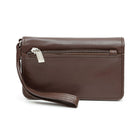 Ashlin Sac-pochette à dragonne VITA pour téléphone intelligent iPhone 7 et iPhone 6, brun foncé-Peut être utilisé dans le sac à main ou comme accessoire de portefeuille distinct. Idéal pour les voyages ou pour une sortie spéciale de fin de semaine.