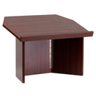 Flash Furniture – Lutrin à surface pliable de 19 x 27 x 16 1/4 po, acajou-Finition en stratifié d'acajou