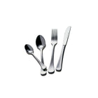 Maxwell & Williams – Ensemble de coutellerie de 16 pièces Cosmopolitan-L’ensemble comprend : 4 couteaux à table de 8,75 po, 4 cuillères à table de 8 po, 4 fourchettes de table de 9,5 po et 4 cuillères à thé de 5,5 po