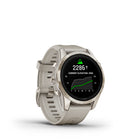Garmin - Epix Pro Sapphire Edition - 42mm Or doux avec bande sable clair-8