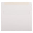 JAM Paper Enveloppes livret Strathmore papier vergé avec fermeture gommée, 5 1/2 x 8 1/8 po, blanc brillant, 1000/pqt-Taille : A8 (5 1/2 x 8 1/8 po)