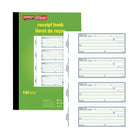 Staples Livret de reçus bilingue, SDC71B, duplicatas, autocopiants, agraf-6 3/4 po x 11 po