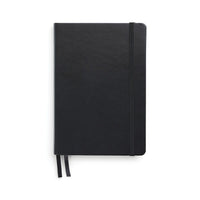 TRU RED - Journal pointillé, format moyen, couverture souple, noir-Format moyen (5,5 po x 8 po)