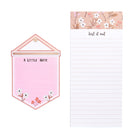 Gartner Studios - Bloc-notes pour listes - 9 x 4 - Floral - Paquet de 2-Deux blocs-notes pour listes