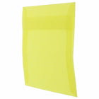 JAM Paper Enveloppes translucides, jaune primaire, 6,5 x 6,5 po, 250/paquet-Intérieur vierge où écrire un mot personnalisé