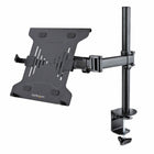 StarTech - Plateau articulé pour ordinateur portable ou support de bureau pour bras de moniteur-Offre un grand nombre de réglages tels que l'inclinaison à 45 degrés, le pivotement à 90 degrés, la rotation à 360 degrés et le réglage de la hauteur le long du poteau