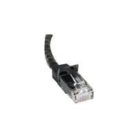 StarTech  Câble de raccordement antiaccrochage N6PATCH35BK de catégorie 6, 35 pi, noir-Connecteur mâle RJ-45 aux deux extrémités pour une connectivité réseau fiable