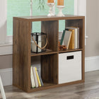 Sauder - Select Bibliothèque de rangement à 4 cubes - Pin Rural-La conception polyvalente crée plusieurs solutions de stockage, notamment des romans, des bibelots, des plantes décoratives ou des photos encadrées