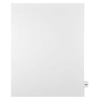 Mark Maker – Onglets séparateurs juridiques blancs, 1/15 onglets, format lettre, sans trous, numéro 134, 25/paquet-Onglets séparateurs blancs, 1/15 onglets