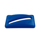 Rubbermaid® ® Couvercle SlimJim pour le recyclage du papier, bleu-Dimensions : 20 long. x 11 larg. x 2,8 haut. (po)