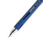 Staples - Stylos gel Sonix rétractables – 0,7 mm – encre bleue – paquet de 12-Avec agrafe de poche pour un transport plus pratique