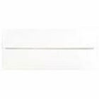 JAM Paper #10 Enveloppes d'aluminium doublées - 4,125" x 9,5" - Blanc avec feuille d'argent - Paquet de 50-Quantité : 50 paquet