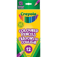 Crayola - Crayons de couleur - Paquet de 12-12 crayons de couleur