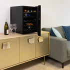 Koolatron - Cellier à vin thermoélectrique pour 20 bouteilles - Noir-Technologie de refroidissement améliorée pour une gestion de température plus précise
