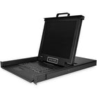 StarTech - Console KVM à montage en rack 8 ports avec 17 écrans (RKCONS1708K)-Optimisez l’espace de votre baie de serveur grâce à une conception de montage en rack 1U