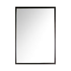 Mirrorize - Miroir Mural De Vanité - 35" x 24" - Noir-Miroir mural