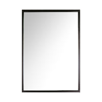 Mirrorize - Miroir Mural De Vanité - 35" x 24" - Noir-Miroir mural