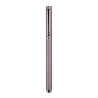 Gry Mattr − Stylo à bille corps gris clair mat − accents noirs − 0,7 mm-Stylo à bille