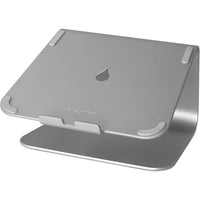 Rain Design – Support mStand pour portatif, gris cosmique (10072)-Design monopièce en aluminium robuste offrant une stabilité accrue
