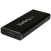 StarTech.com - Boîtier M.2 NGFF SATA, USB 3.1 (10 Gb/s) avec câble USB-C (SM21BMU31C3)-Tirez profit de vos SSD SATA M.2 pour ajouter un stockage externe rapide à votre port compatible USB-C (câble USB-C inclus)
